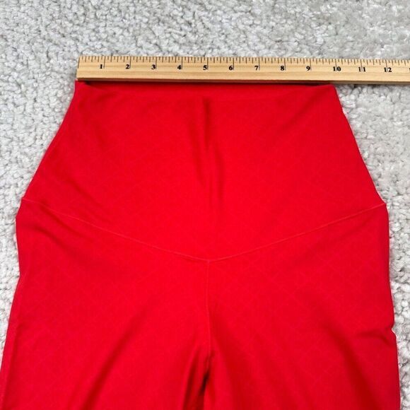 Shefit Boss Legging High Waisted Diamond Embossed Print Rush Red - Picture 9 of 13